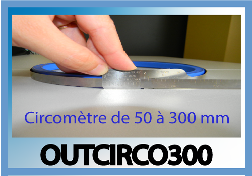 OUTIL CIRCOMETRE INOX 300MM